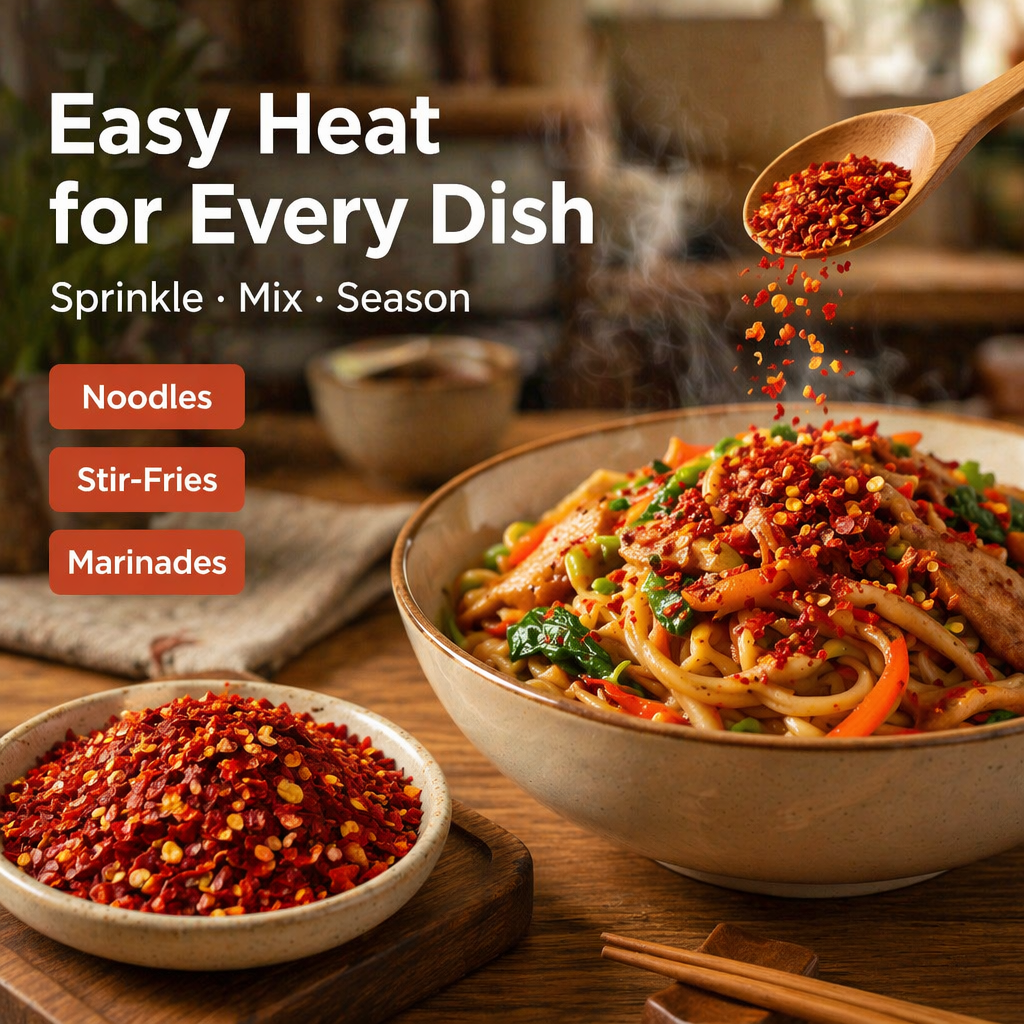 Facing Heaven Chili Powder – Premium Ground Chao Tian Jiao, Extra Hot Chinese Red Chili for Chili Oil, Hot Sauce & Sichuan Cooking