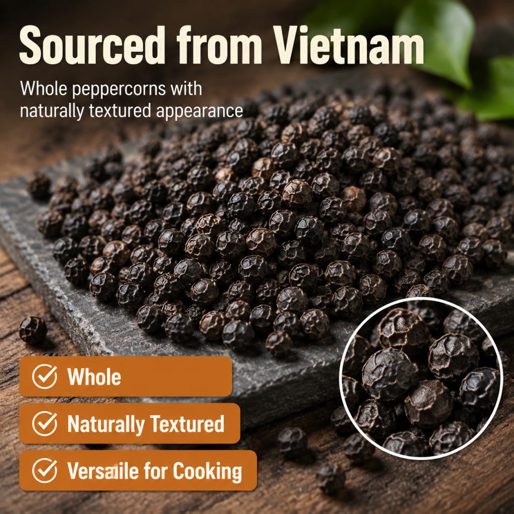 Vietnamese Black Peppercorns – Sourced from Origin