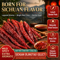 Er Jing Tiao Dried Chili Peppers – Premium Whole Sichuan Long Red Chili, Mild Heat & Rich Aroma for Chili Oil, Doubanjiang & Sichuan Cooking